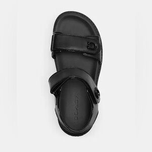 NWB Coach Women Brynn Sandals Black Sz 10